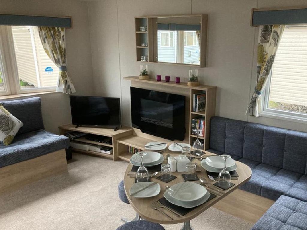 Blackpool Static Caravan Marton Mere Bagian luar foto